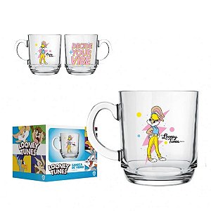 Caneca Aspen Vidro Lola Bunny Looney Tunes 300ml