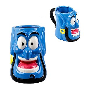 Caneca 3D Gênio Aladdin Disney 400ml