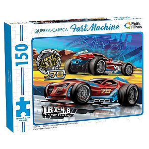 Quebra Cabeça Fast Machine Pais e Filhos 150 peças