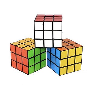 Cubo Mágico Simples 3x3x3 99 Toys 6,5cm