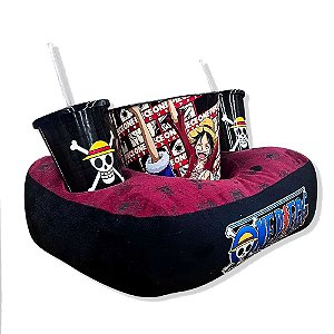 Kit Almofada Pipoca Monkey D Luffy One Piece