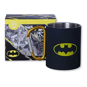 Caneca Metal Mosquetão The Batman DC Comis 300ml