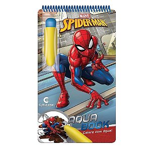 Aqua Book Spider Man Marvel Colore Com Água