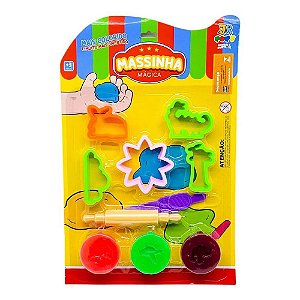 Kit Massinha Mágica Bixos Jr Toys