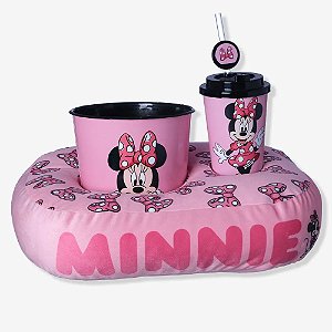 Kit Almofada Pipoca Infantil Minnie Mouse Disney