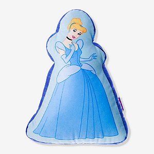 Almofada Formato Cinderela Princesas Disney 45cm