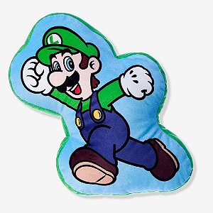 Almofada Formato Luigi Super Mario 35cm