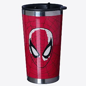 Copo Viagem Tony Homem Aranha Marvel 350ml