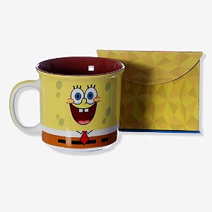 Caneca Tom Bob Esponja 350ml