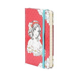 Caderneta Moleskine Branca de Neve Princesas Disney 96folhas