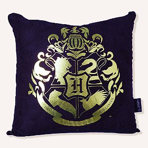 Almofada Suede Hogwarts Harry Potter 40cm