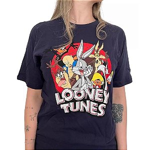 Camiseta Baby Look Looney Tunes Grupo Clube Comix
