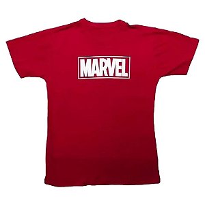 Camiseta Baby Look Marvel Logo Clube Comix