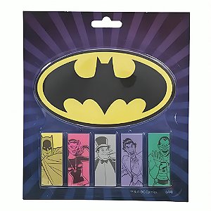 Kit Bloco de Notas com Adesivos Batman DC Comics