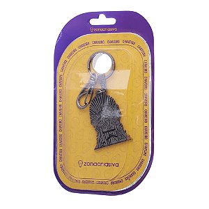 Chaveiro de Metal Game of Thrones Trono de Ferro - Leve o Poder de Westeros com Você!
