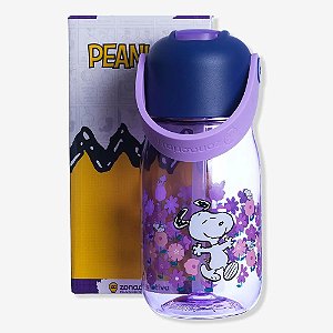 Garrafa Flip Infantil Snoopy Peanuts 400ml