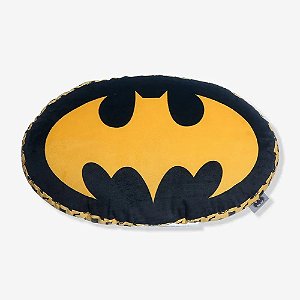 Almofada Formato Batman Logo 85 Anos DC Comics 25cm