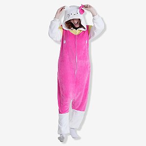 Macacão Kigurumi Adulto Hello Kitty - Sanrio