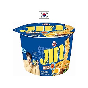 Macarrão Instantâneo Coreano Jin Ramen Mild Bowl 110g Ottogi - Coreia do Sul