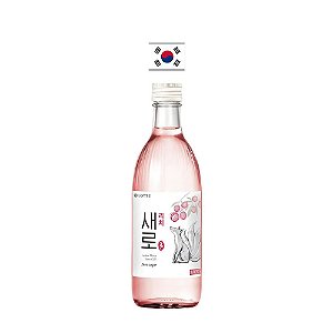 Bebida Lotte Soju Zero Açúcar Sabor Lichia 375ml – Coreia do Sul