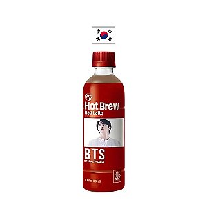 Bebida Hot Brew BTS Café Com Leite Red Latte 350ml – Coreia do Sul
