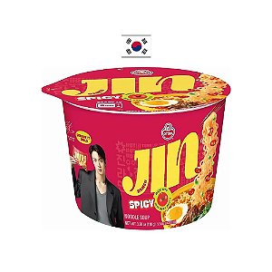 Macarrão Instantâneo Coreano Jin Ramen Mild Bowl Hot 110g - Coreia do Sul