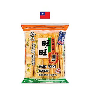 Biscoito de Arroz Agridoce WantWant Sembei 112g – Taiwan
