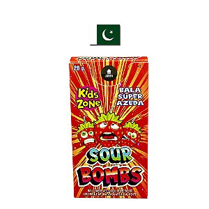 Bala Azeda Kids Sour Bombs Sabor Morango 29g- Paquistão