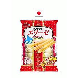 Wafer Crocante Bourbon Elise Hokkaido Chocolate ao Leite 57g – Japão