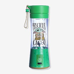 Garrafa Mixer Liquidificador Baby Yoda Star Wars 300ml