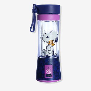 Garrafa Mixer Liquidificador Snoopy Bloom 300ml