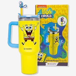 Caneca Térmica Tumbler Bob Esponja 1,15L