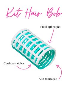 Hair bob com capa 4 peças marilu multicolor