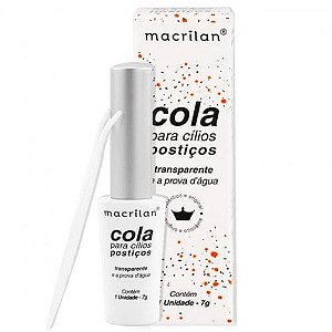 Cola Para Cílios Transparente - A Prova D´água - Ca-001 - Macrilan