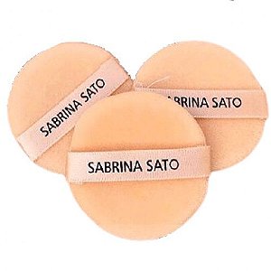 Esponja De Pó Com Fita De Cetim - 3 Unidades - Sabrina Sato