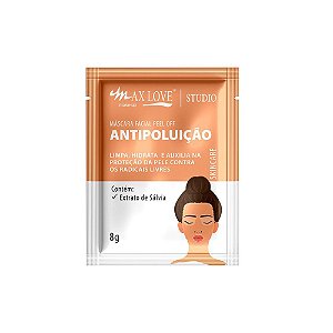 MÁSCARA FACIAL ANTIPOLUIÇÃO- MAX LOVE 8g