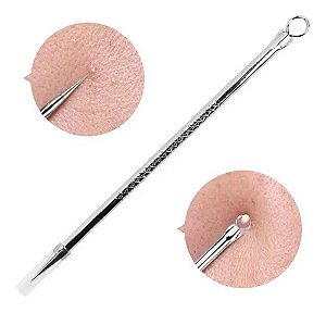 Pinça agulha removedora de cravos aço inoxidável - 1 peças (Dourado/Prata)