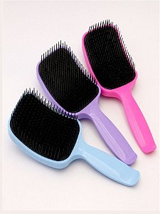 Escova raquete flex para desembaraçar cabelos com alta qualidade