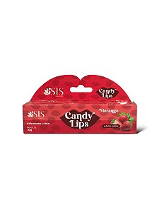 Hidratante labial vegano candy lips morango - Isis Rezende