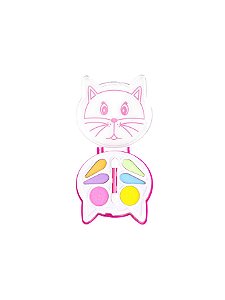 Kit de maquiagem infantil gatinho - Discoteen