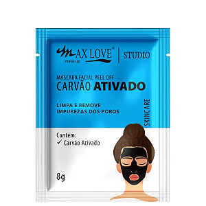 Máscara facial peel off carvão ativado - Max love