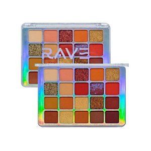 Paleta de sombras e iluminador rave - Vivai