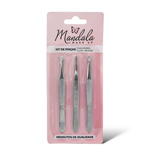 Kit com 3 pinças - Mandala