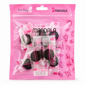 Máscaras descartavéis com 12 peças - Mandala