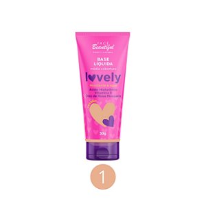 Base líquida vegana lovely - Face beautiful