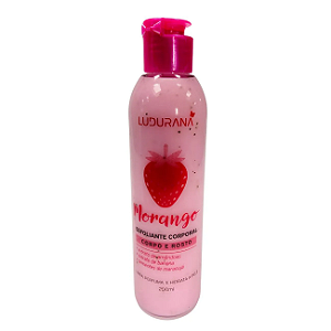 Esfoliante corpo e rosto morango - Ludurana