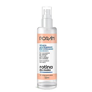 Tônico adstringente pré e pós make - Porán