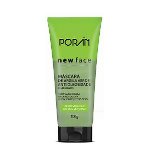 Máscara de argila verde 100g - Porán