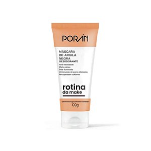 Máscara de argila negra 100g - Porán