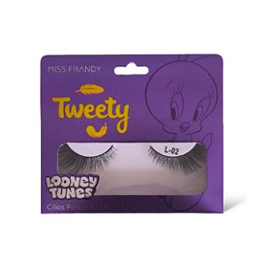 Cílios postiços efeito foxy eyes linha tweety - Miss frandy